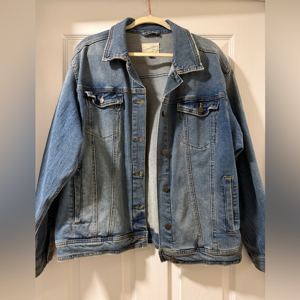 Universal Thread Oversized Jean Jacket - image 2
